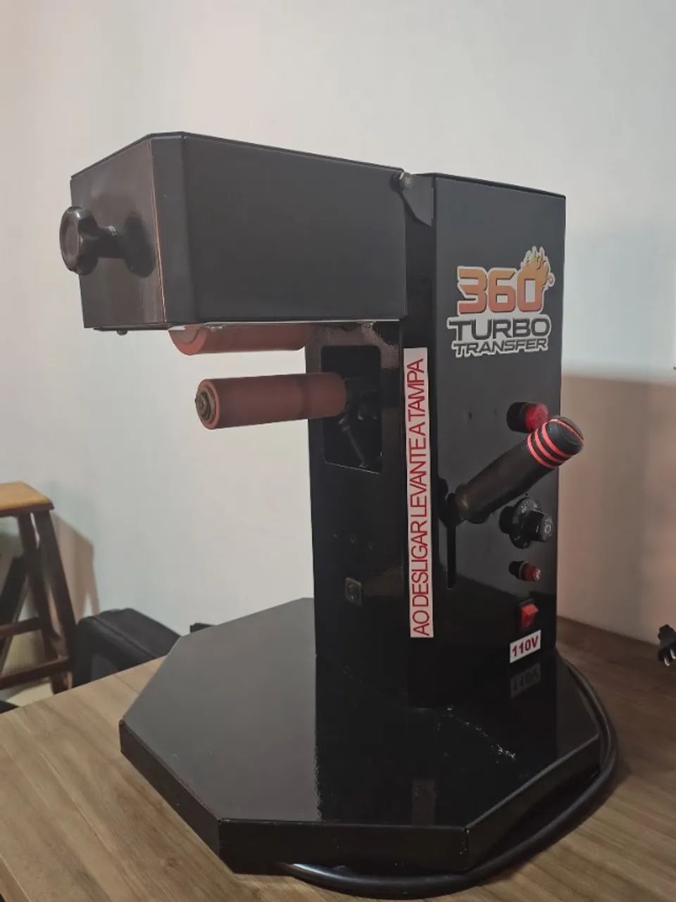 Máquina de Transfer Giro 360 Turbo transfer 110w