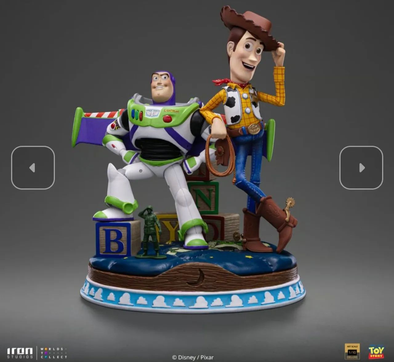 Buzz & Woody Deluxe Iron Studios Toy Story - Foto 2
