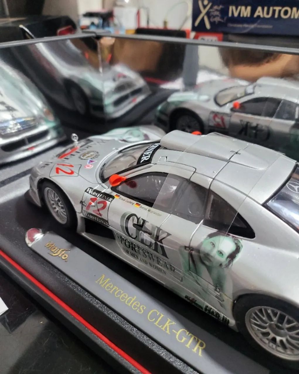 Miniatura 1:18 Mercedes CLK GTR Maisto - Hobbies e coleções