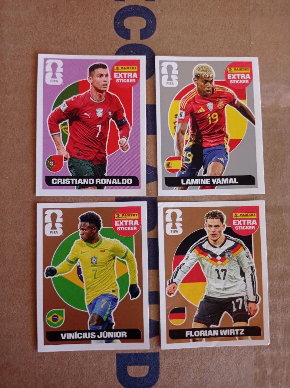 Figurinha extras da copa 2026