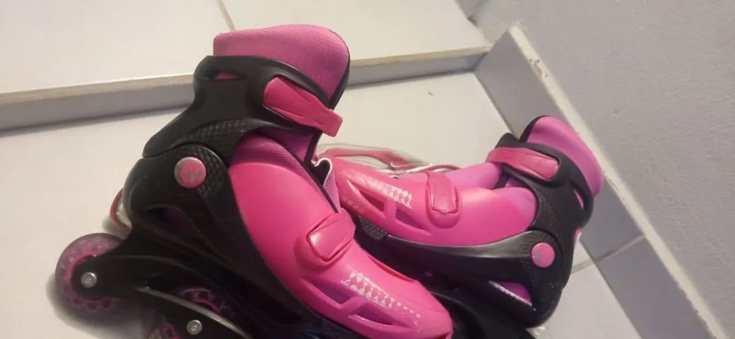 Patis infantil rosa semi novo - Foto 4