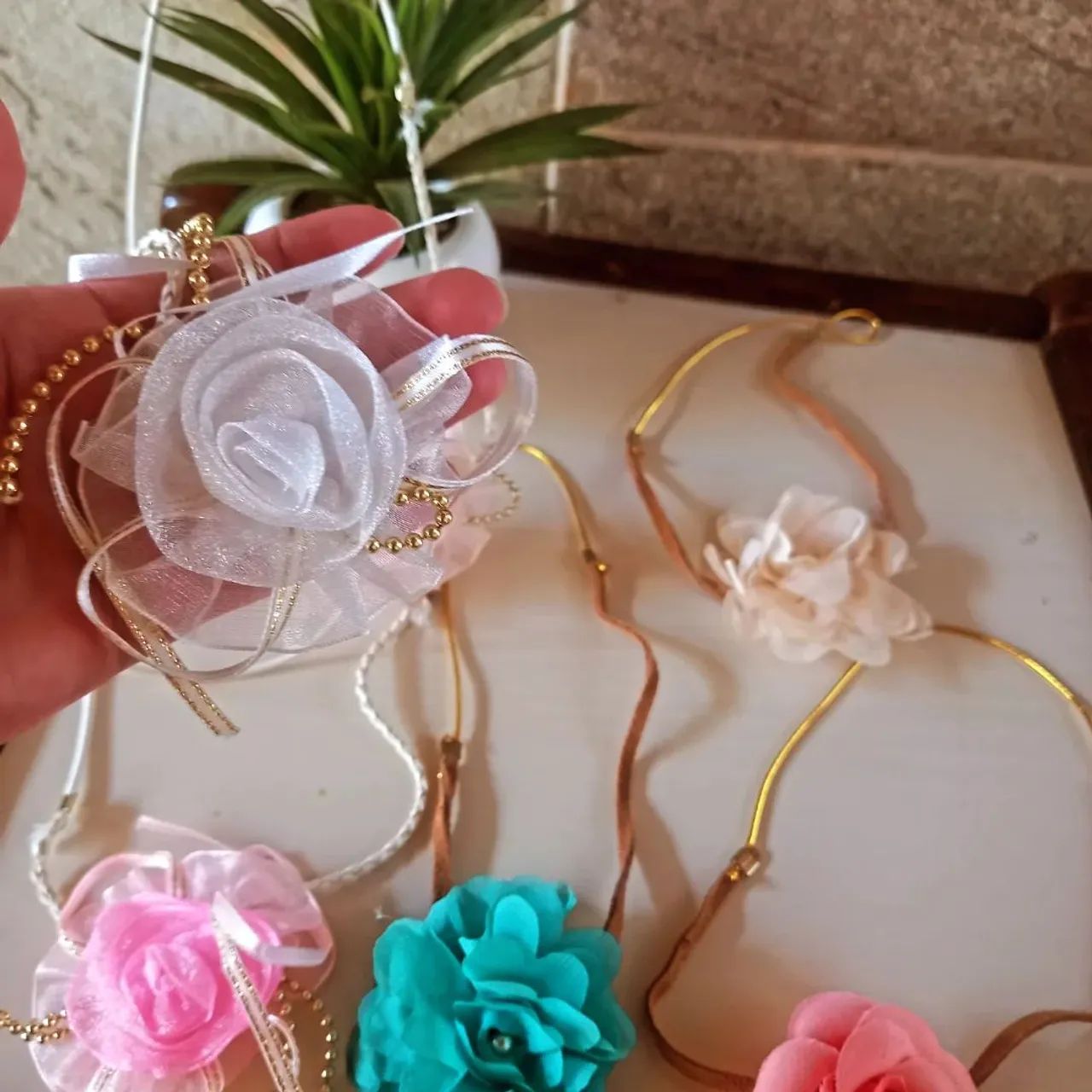 Faixa flor elastico - Foto 2