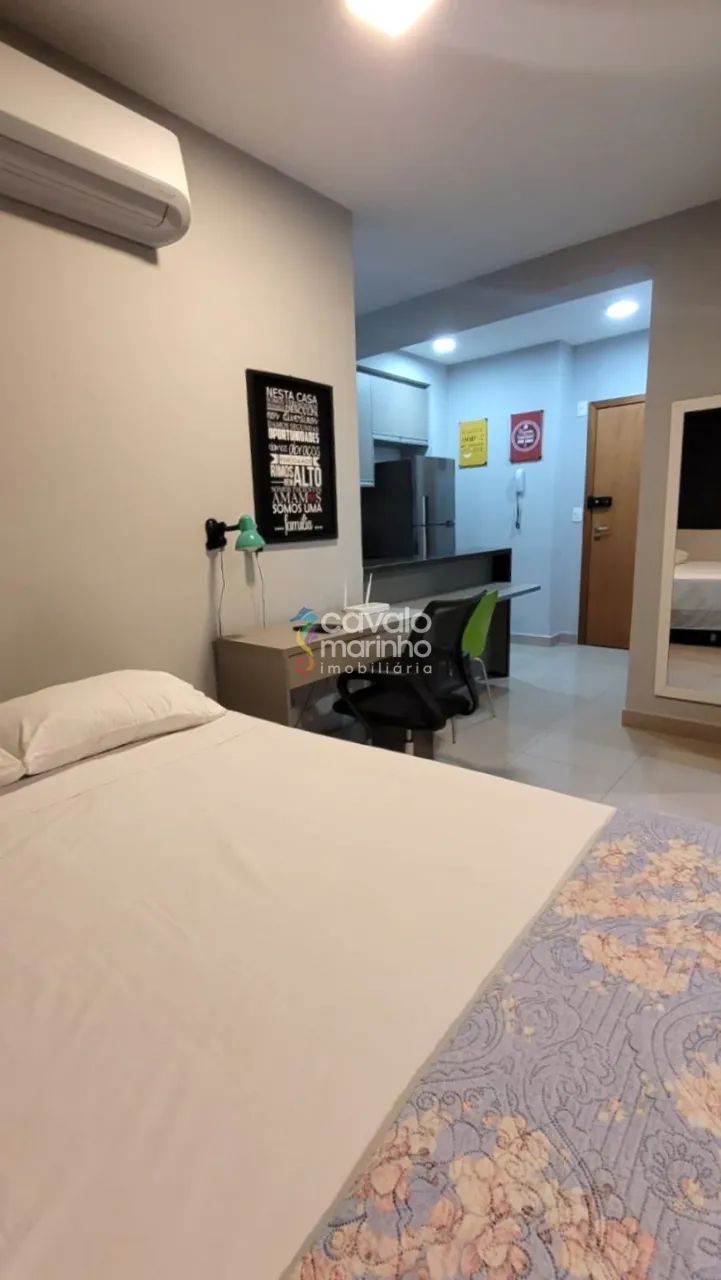 Flat mobiliado para alugar no Edifício Alice com 1 quarto e 1 vaga, 36m² - Nova Aliança. - Foto 5
