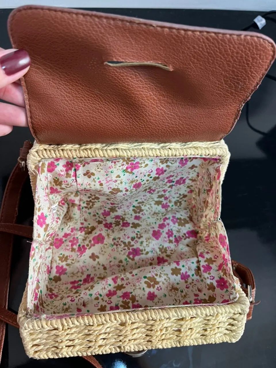 Bolsa pequena estilo baú - Foto 3