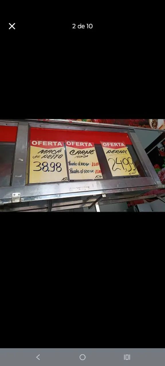 BARRA REFRIGERADA PARA AÇOUGUE 2,5M - Foto 2