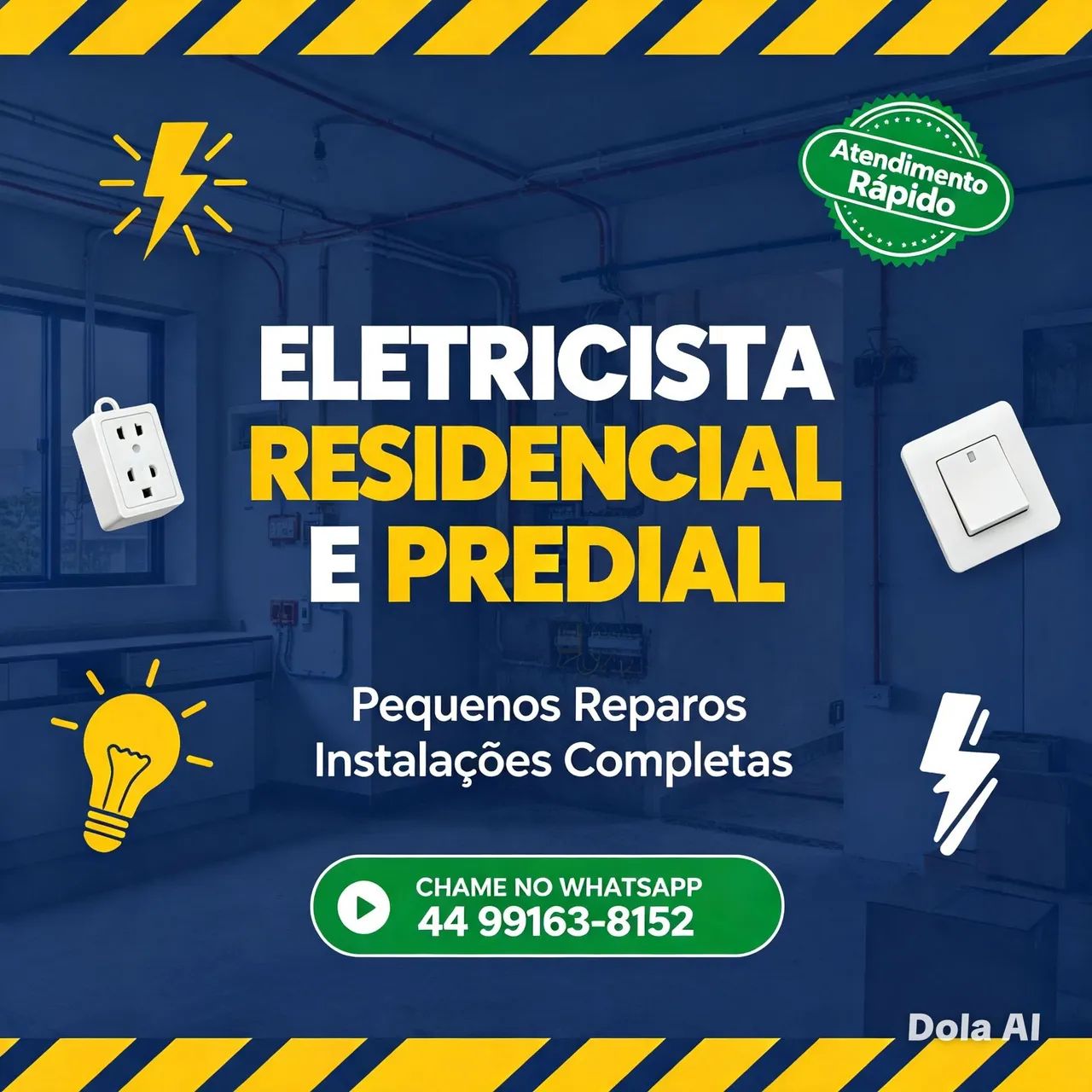 ? ELETRICISTA RESIDENCIAL E PREDIAL ?<br>