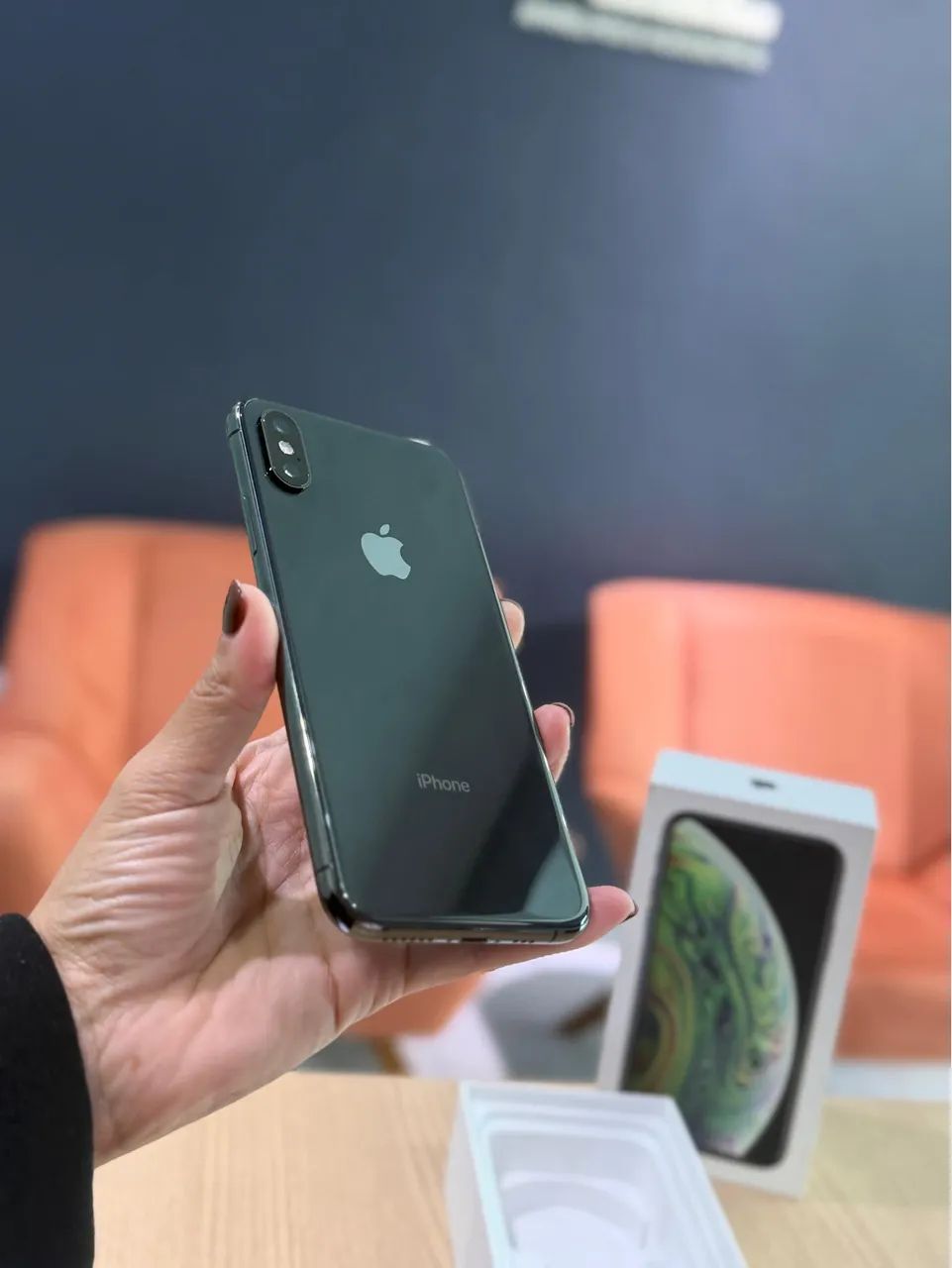 iPhone XS 512GB Preto Seminovo Garantia Loja Física - Celulares e