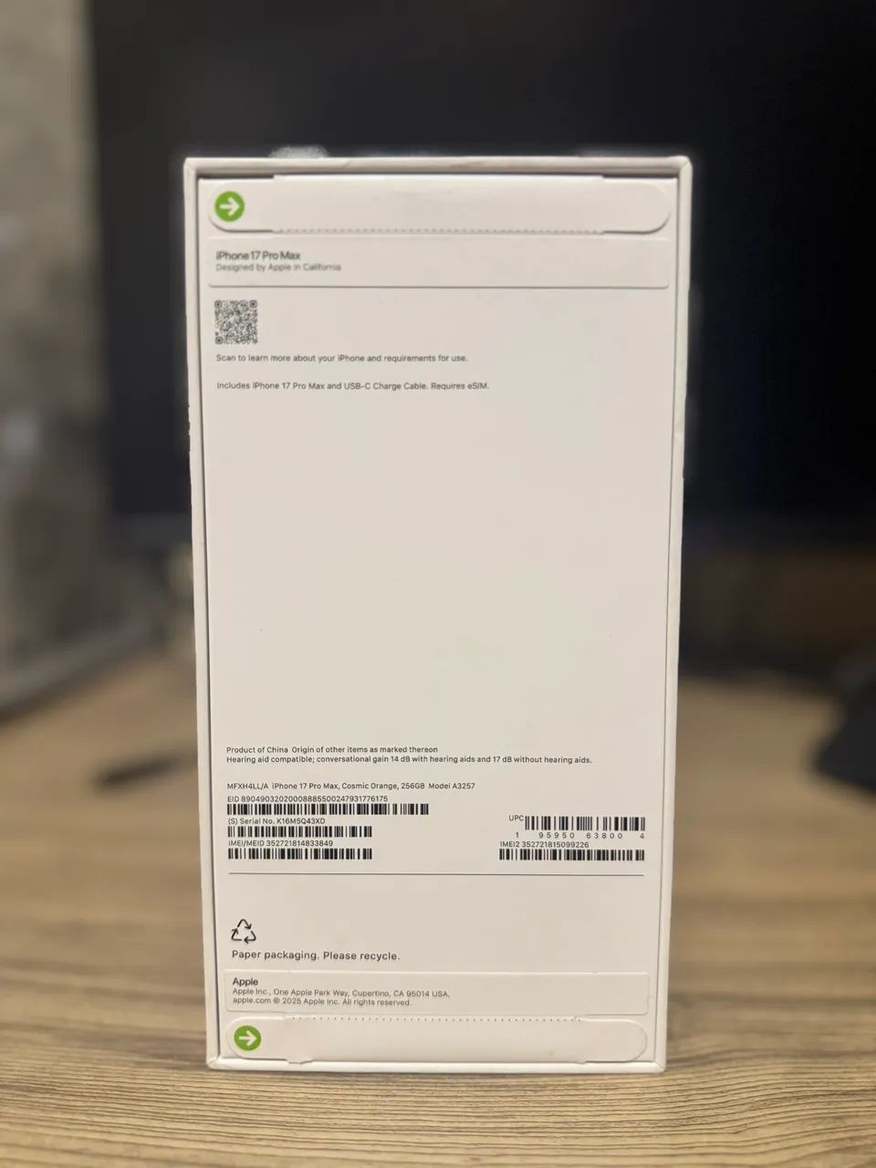 iPhone 17 Pro Max 256gb LACRADO!! Com garantia de 1 ano - Foto 2