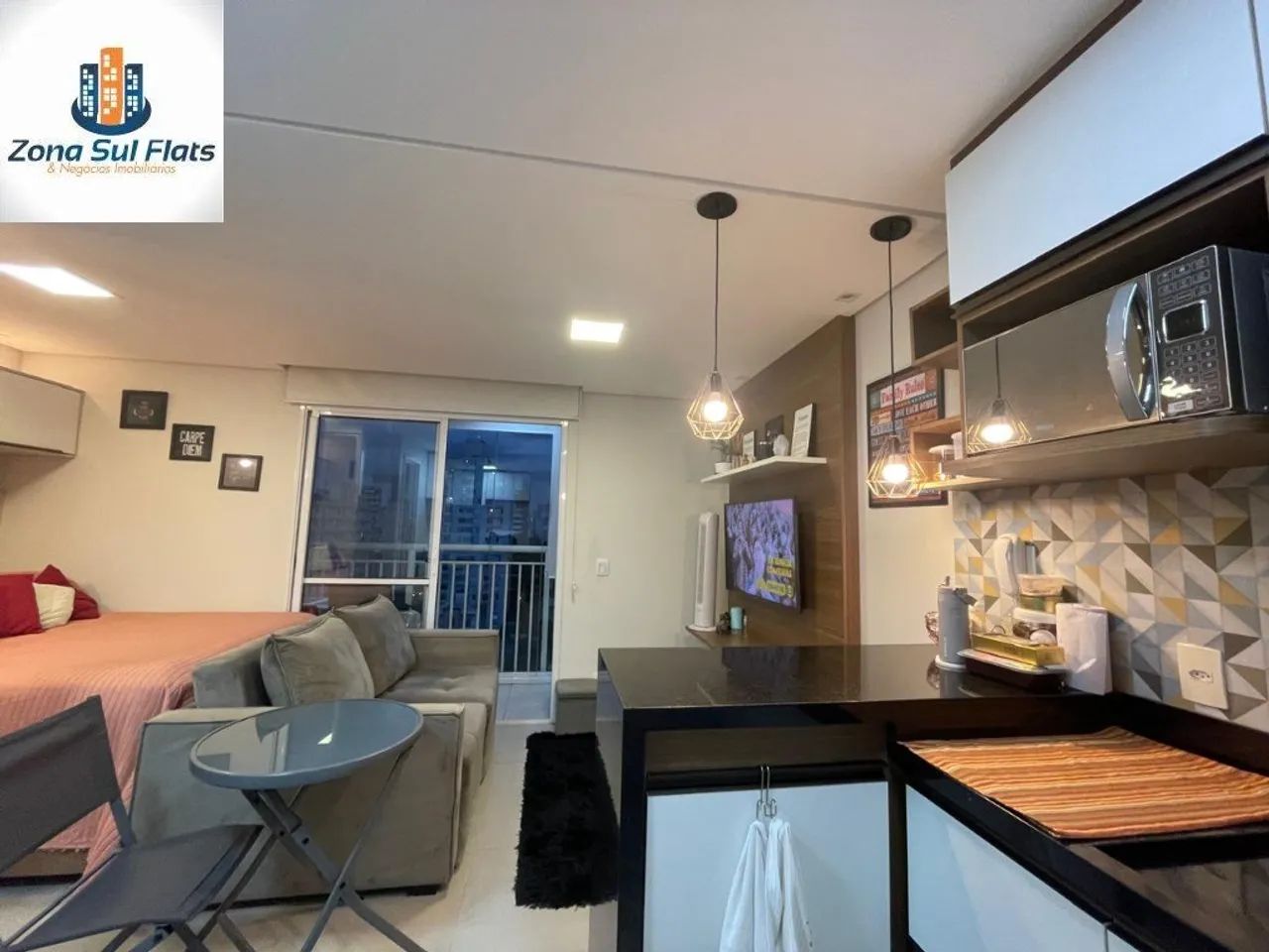 Studio à Venda Na Liberdade Com 1 Dormitório e 1 Banheiro - Mobiliado - Foto 3