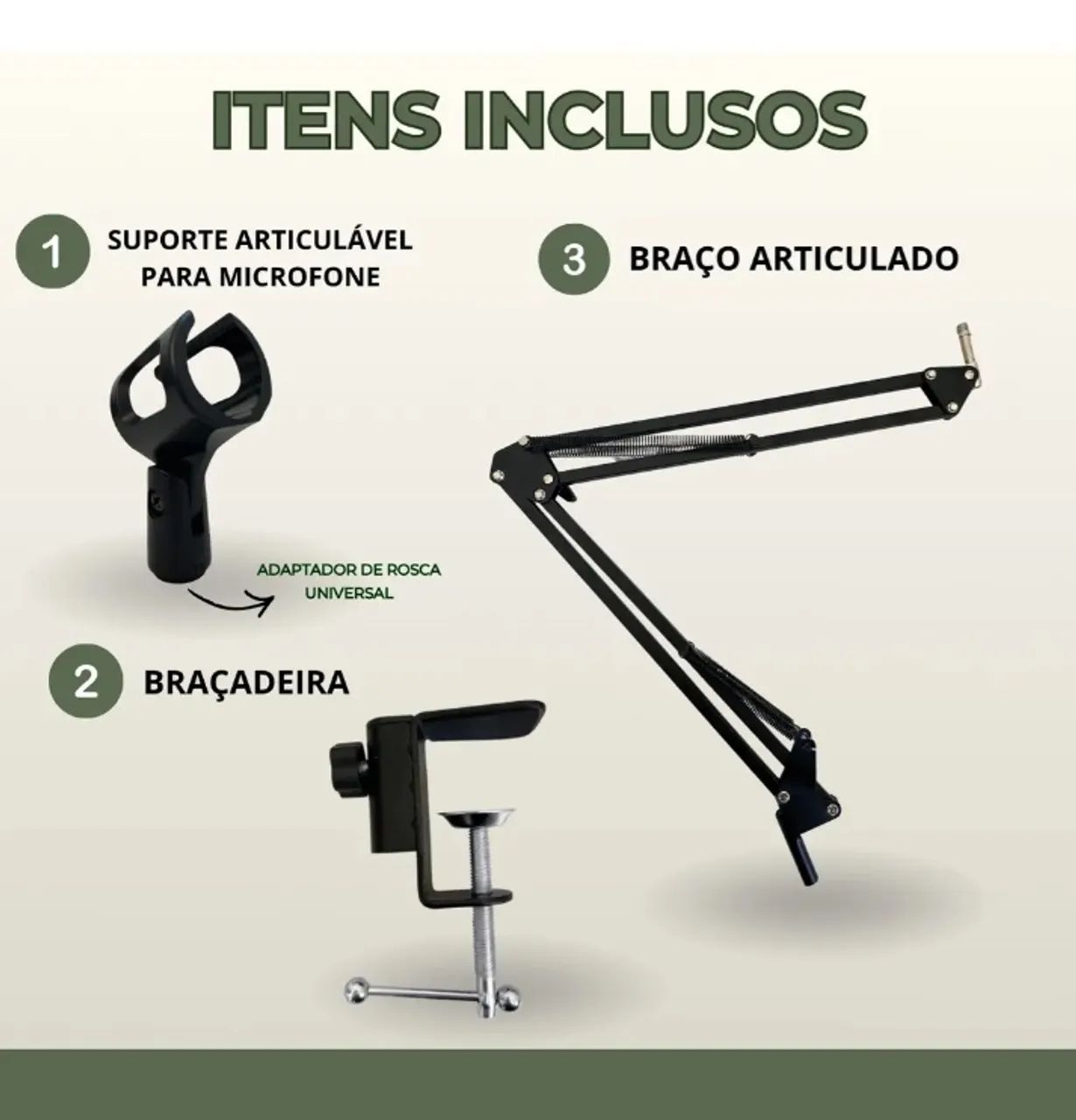 Braço/Suporte articulado Microfone  - Foto 2