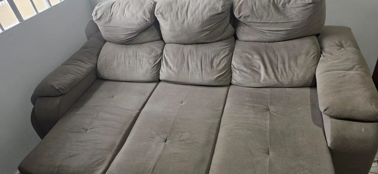 Sofá cama reclinável 3 lugares  - Foto 2