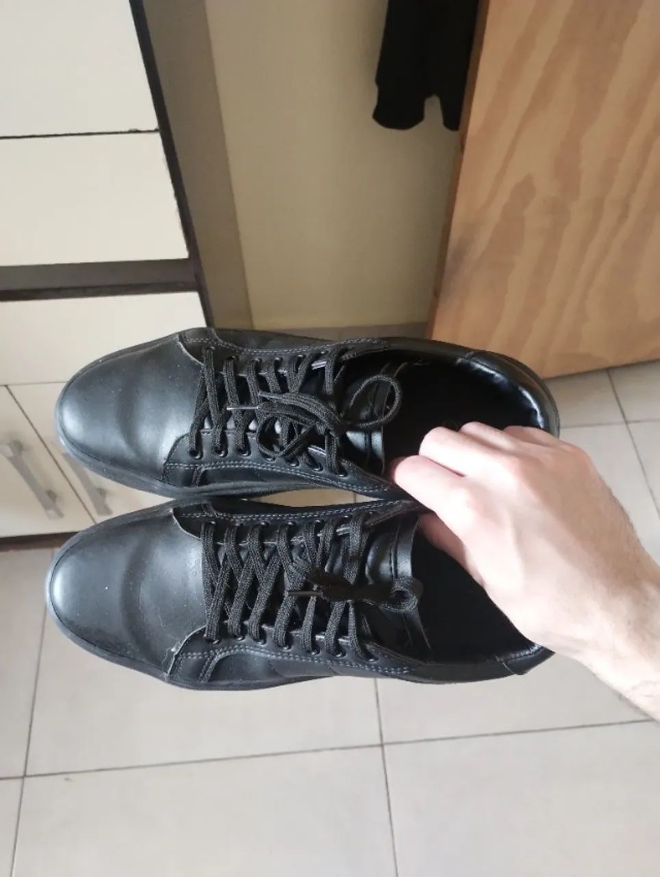 tênis casual preto - Foto 3