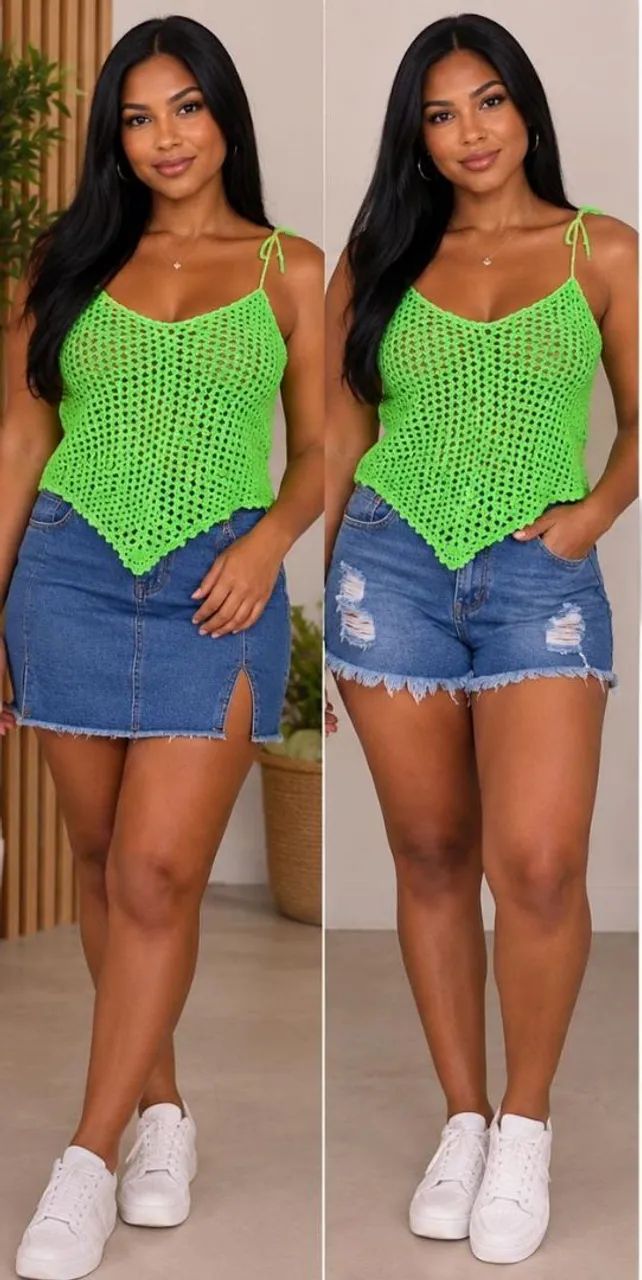 Roupas de crochê novas - Foto 2