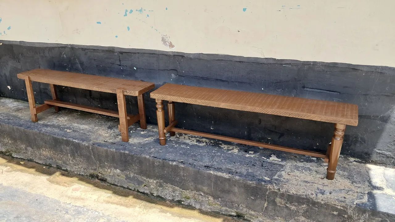 Bancos de Madeira  - Foto 2