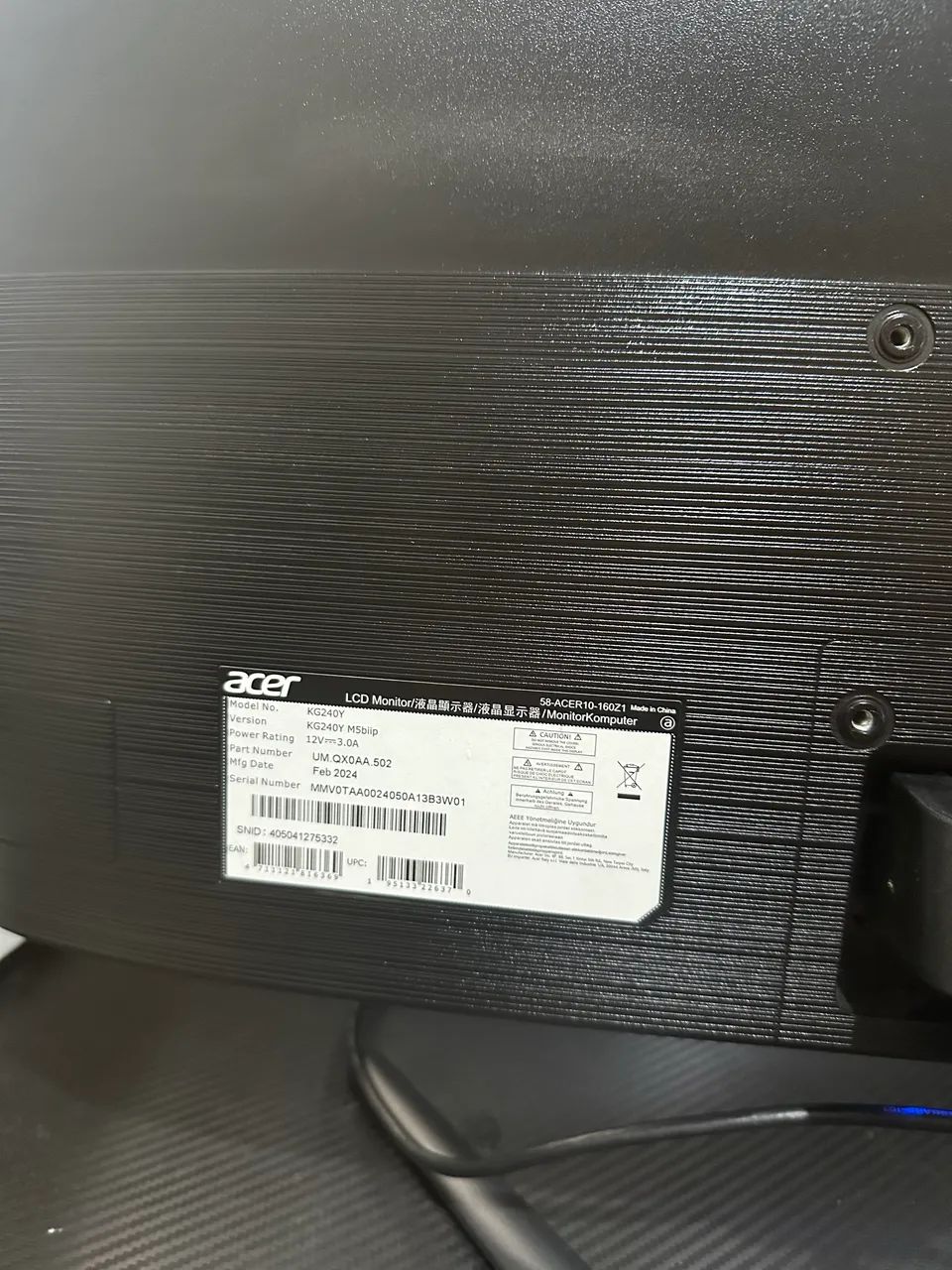 Monitor Acre nitro 180hz  - Foto 3