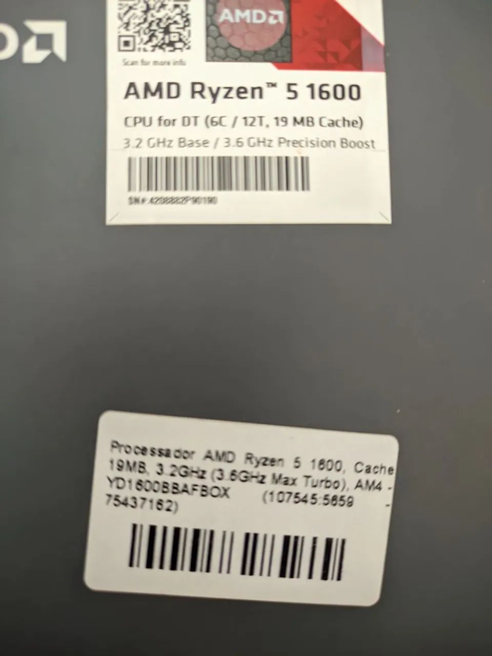Ryzen 5 1600AF + Cooler Box + Caixa  - Foto 3