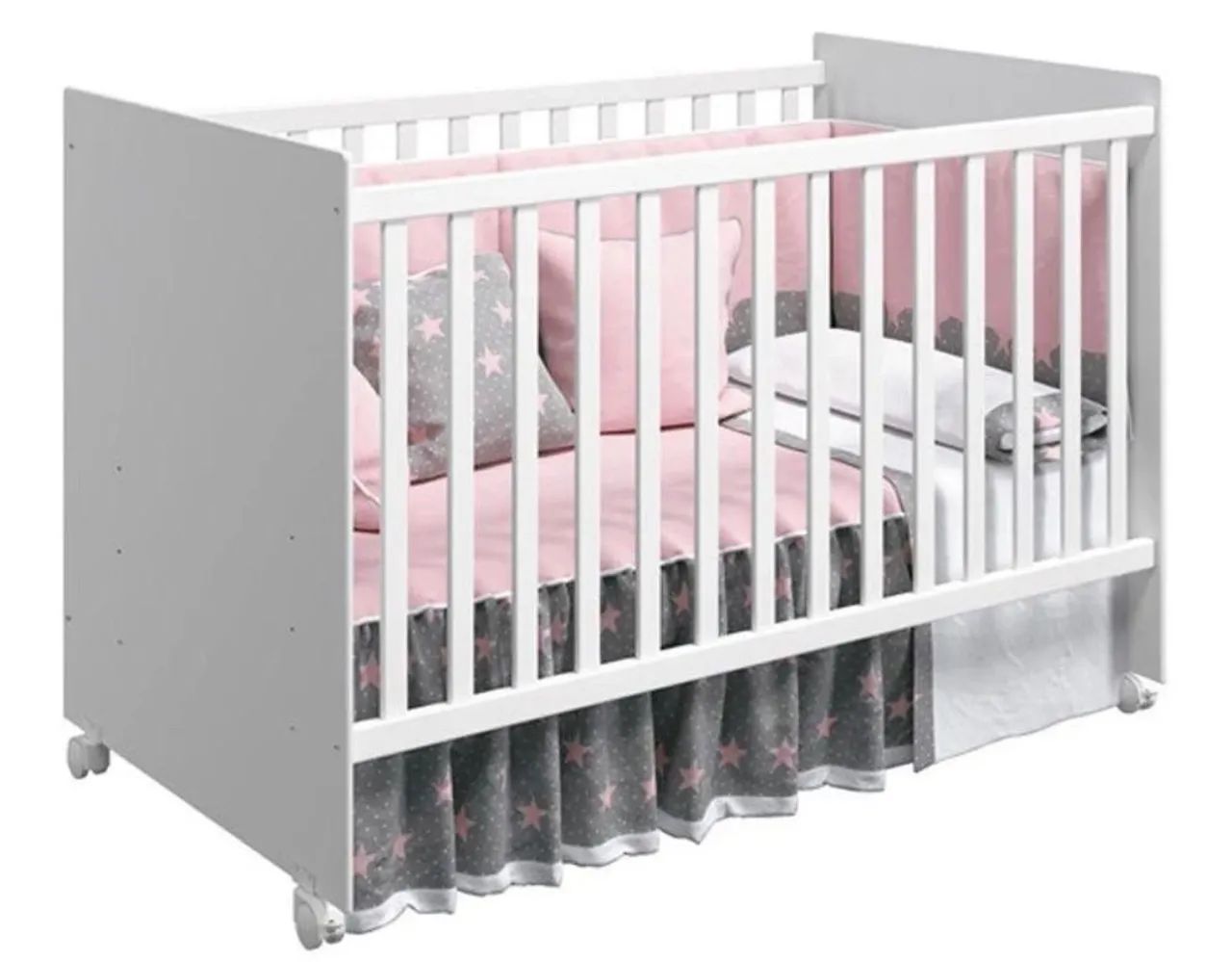 Berço de bebê com colchão 