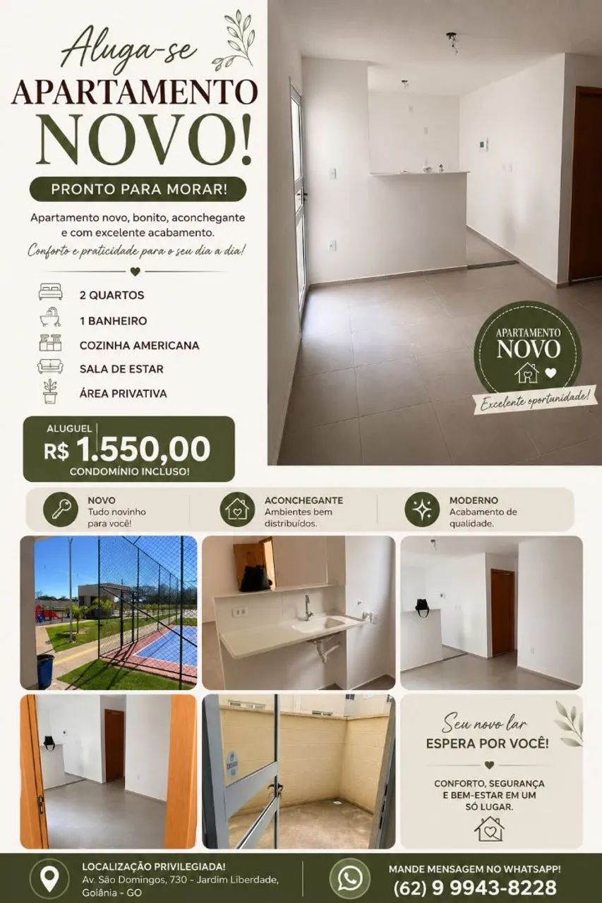 Aluga-se apartamento condominio