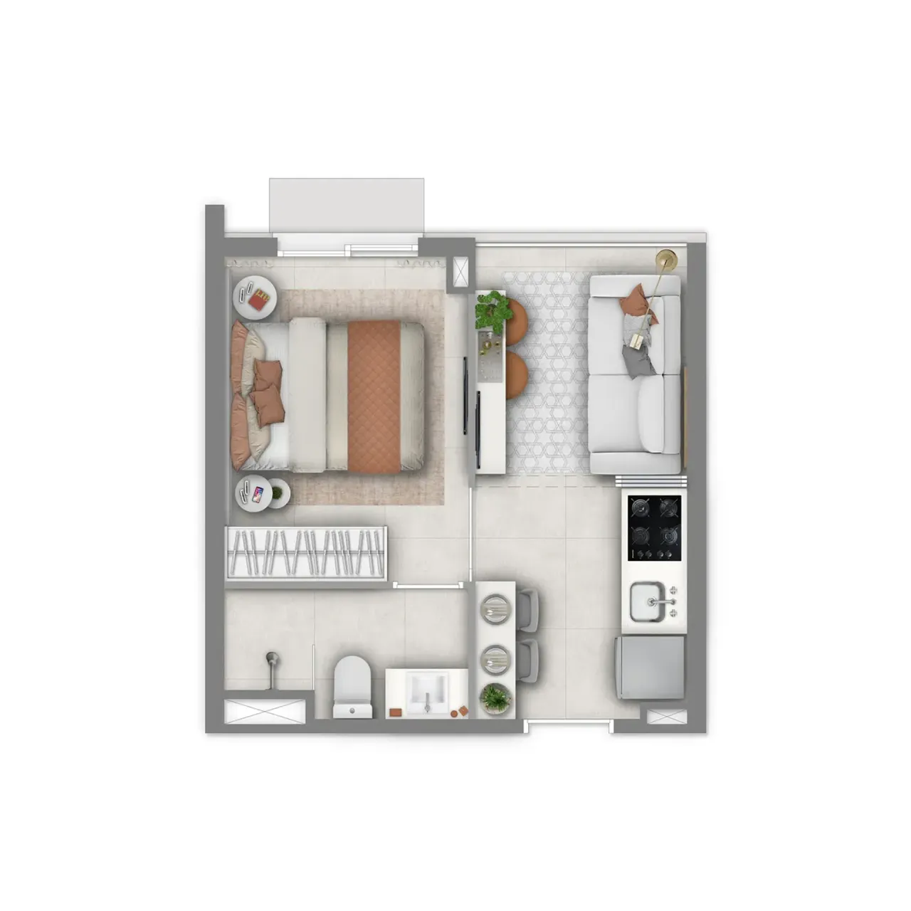 PLANTA 23m²