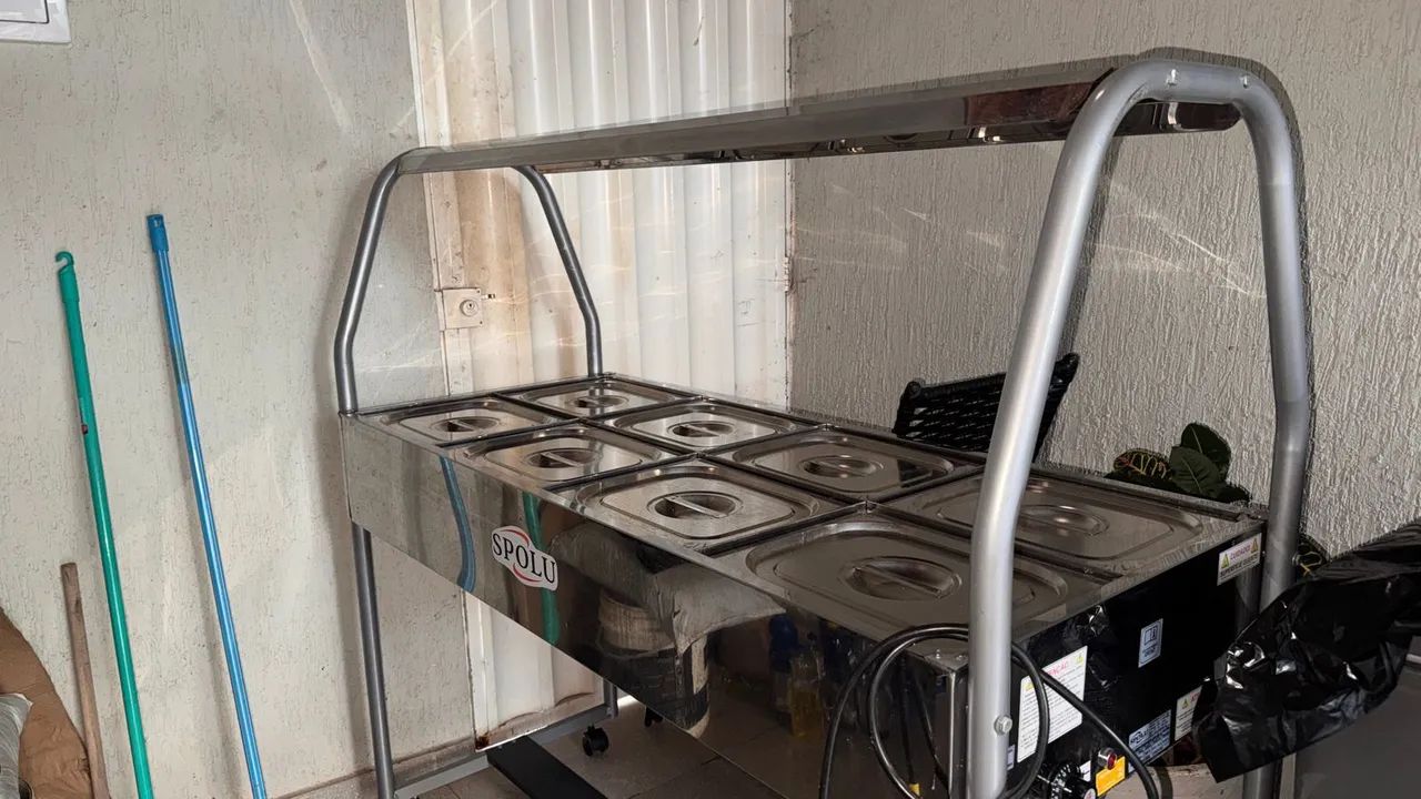 BALCÃO SELF-SERVICE COM 8 CUBAS À VENDA  - Foto 3
