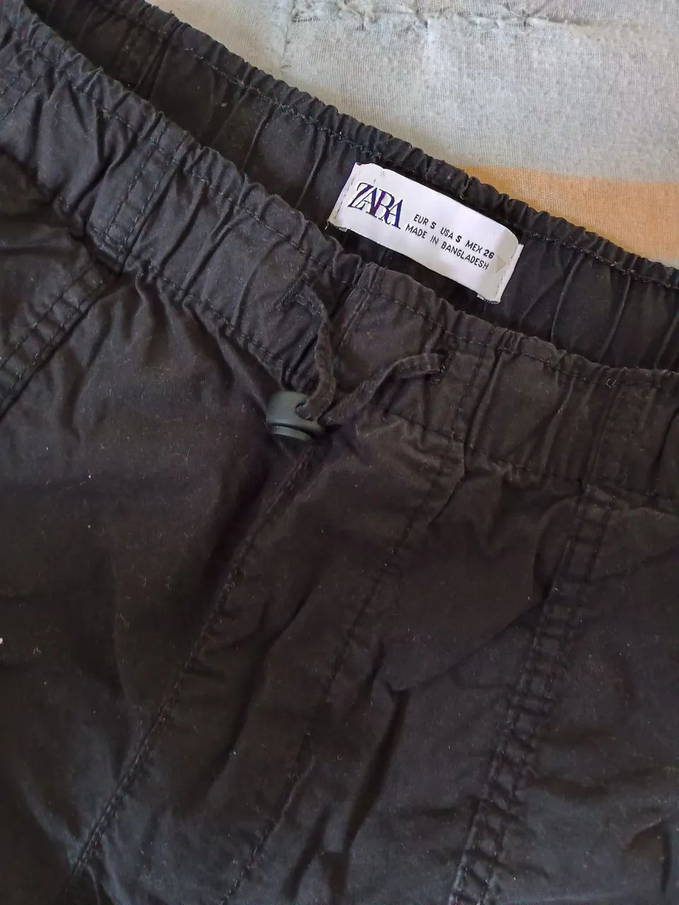 Calça cargo preta Zara  - Foto 2