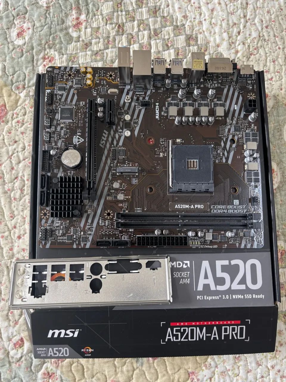 Placa Mãe Am4 Ryzen A520 - Foto 4