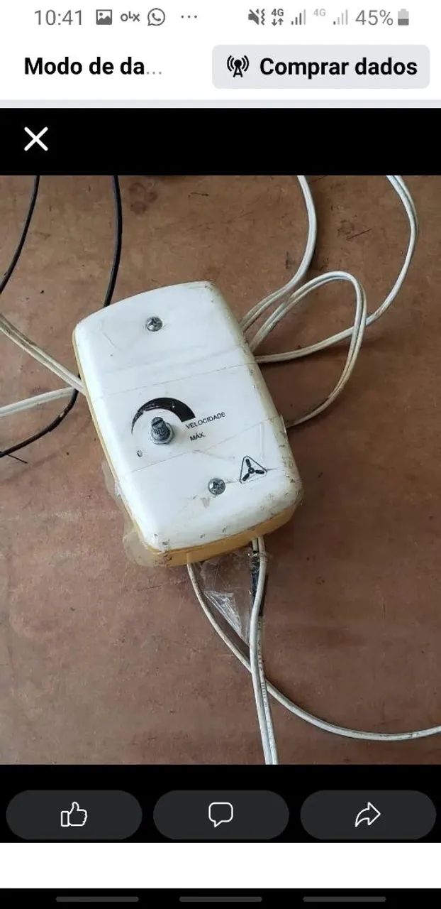 Vendo ventilador de parede.