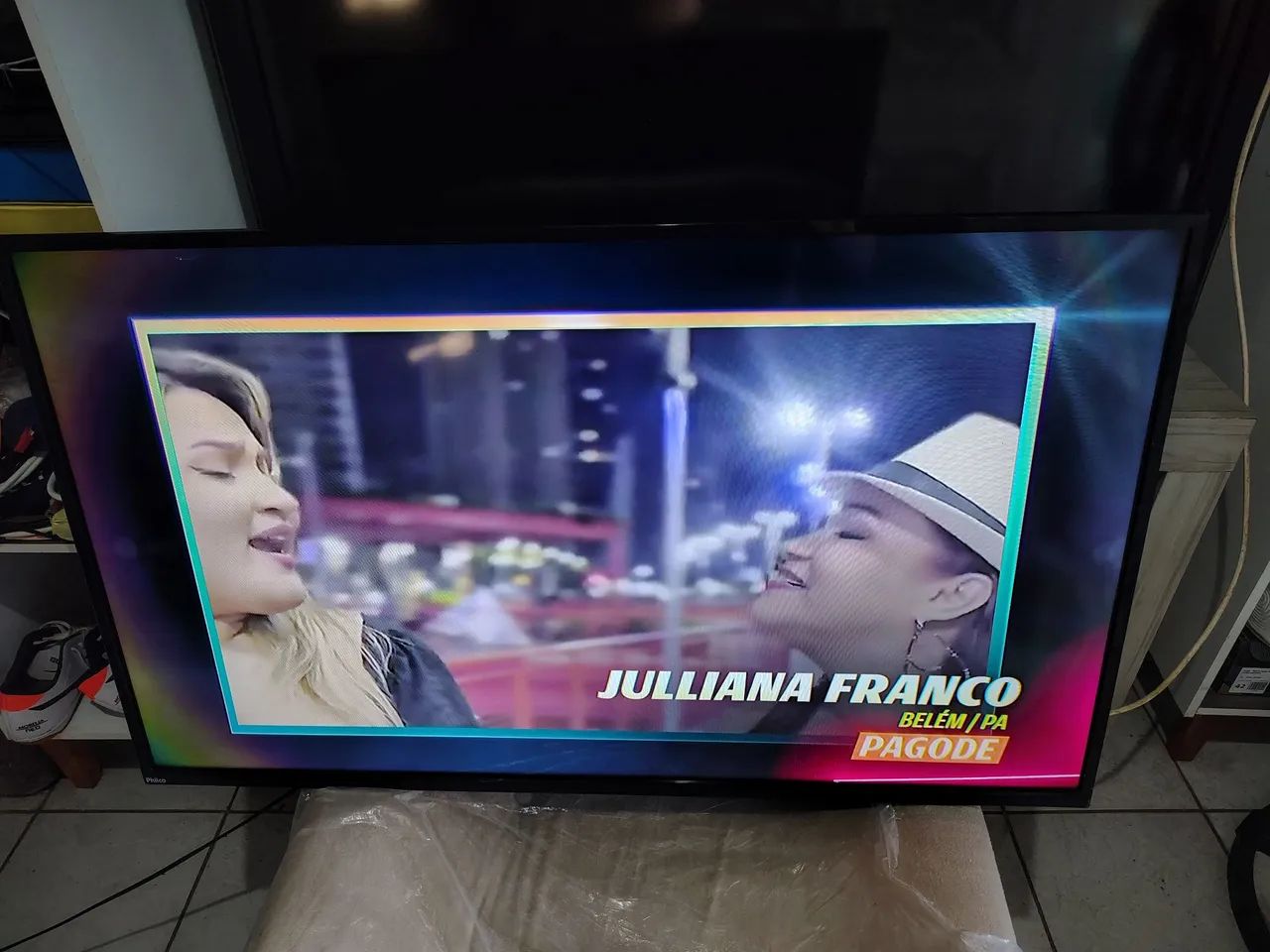 Tv 42 funcionando perfeitamente tem um detalhe  - Foto 4