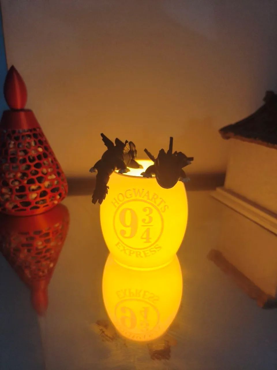 Boneco Harry Potter 22cm + luminária  - Foto 4