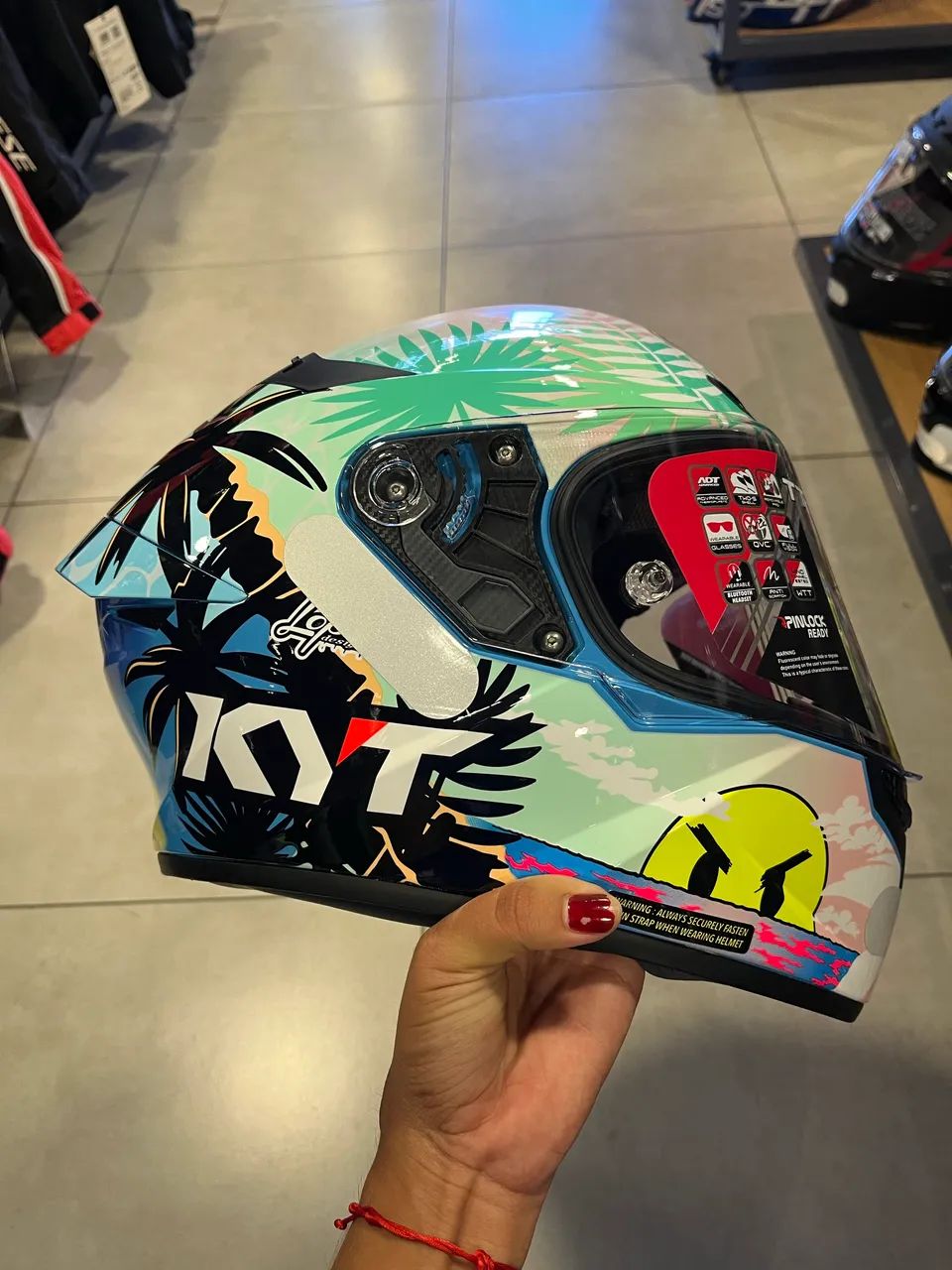 Capacete KYT TT COURSE  - Foto 3