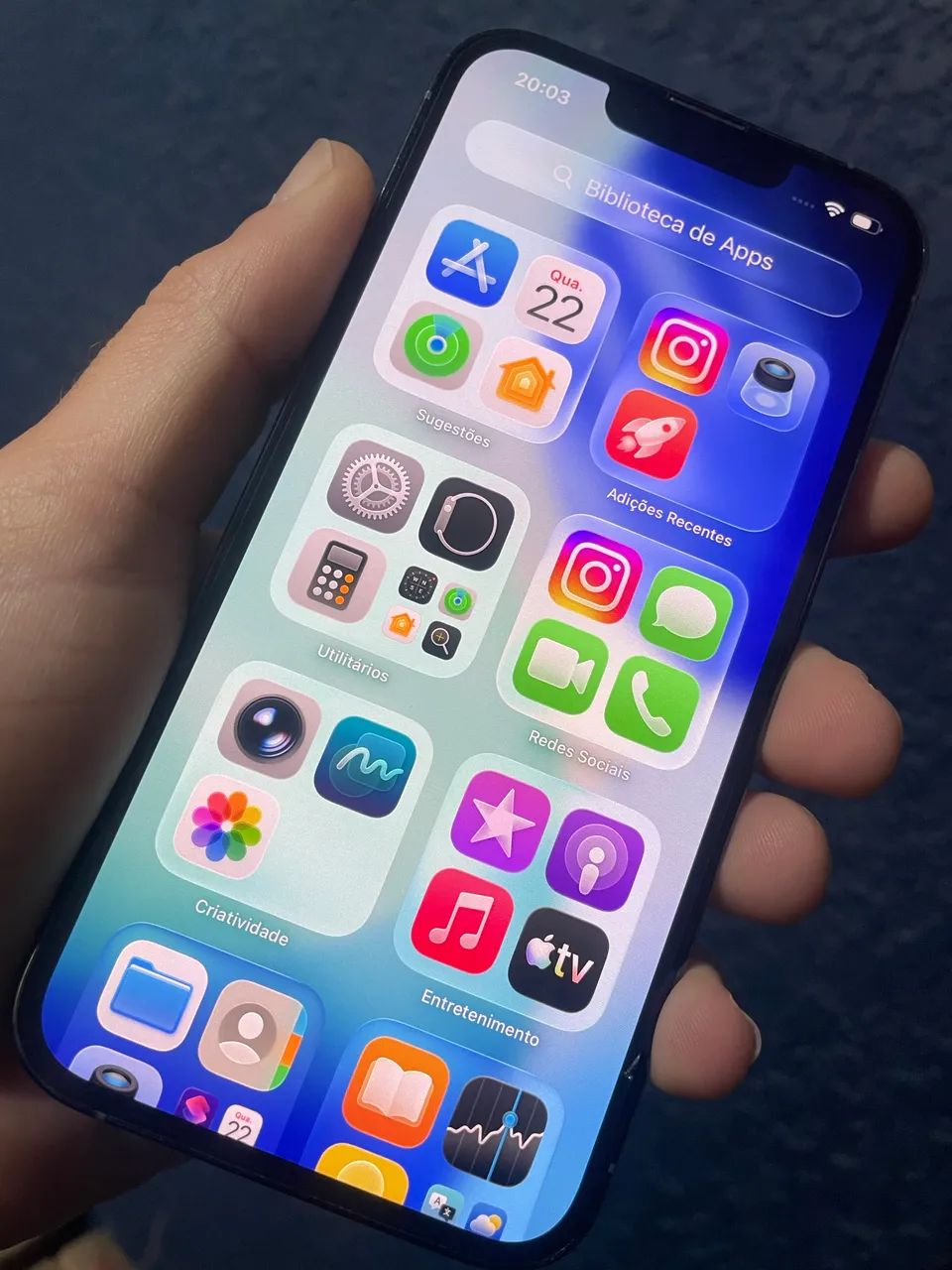 Oportunidade Iphone 13 PRO 256GB Azul Titanium - Foto 5