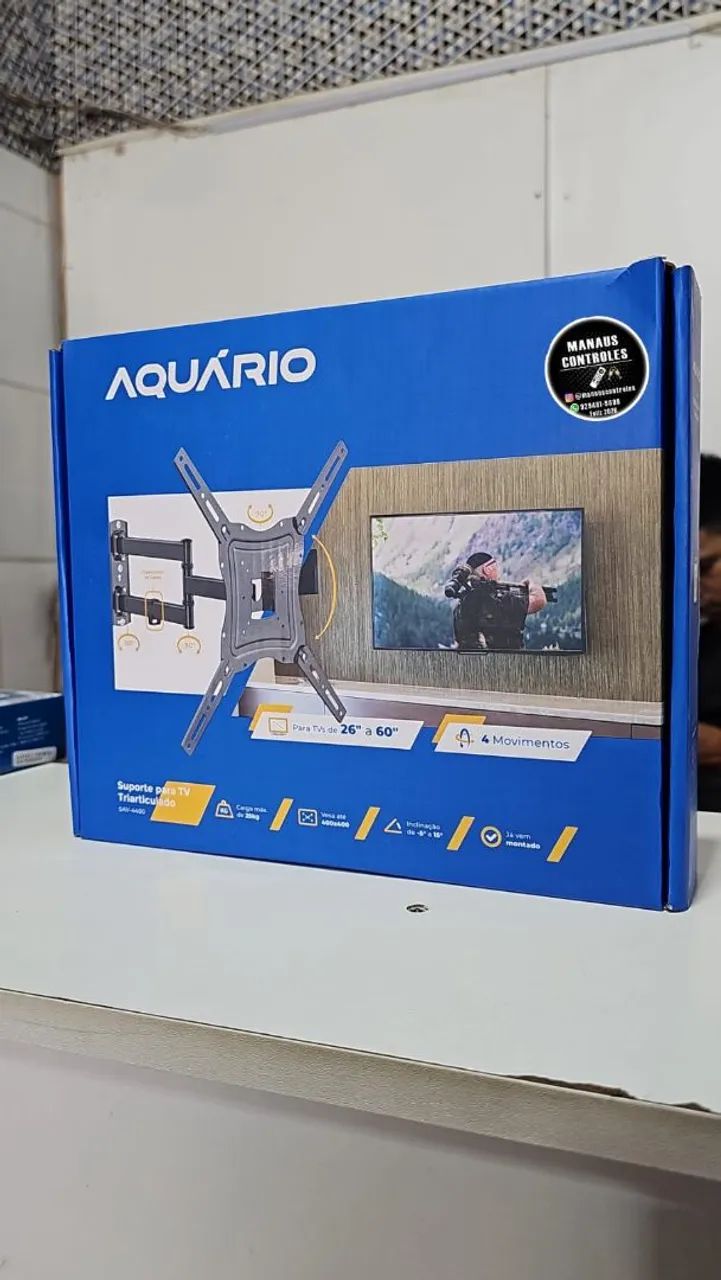 Suporte para Tv Articulado Aquário 26 a 60 Polegadas 
