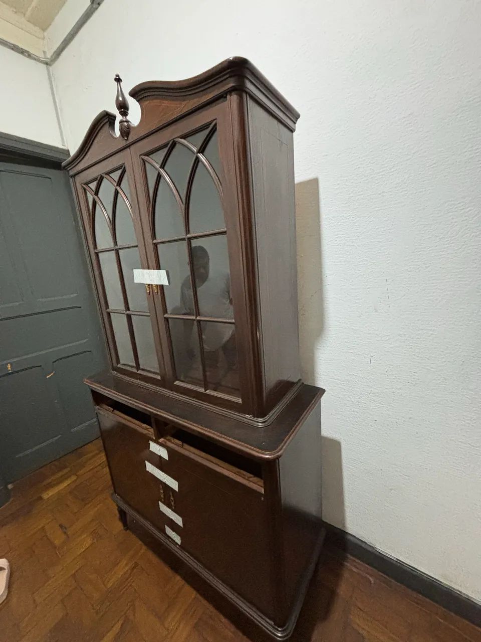 Cristaleira madeira maciça  - Foto 4