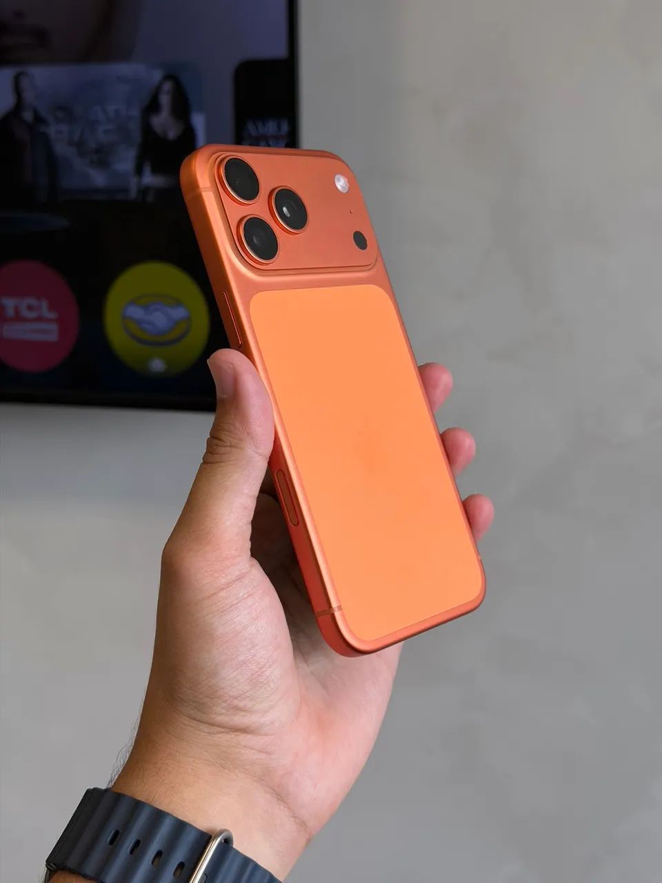 iPhone 17 pro Max 256gb Laranja seminovo garantia Apple