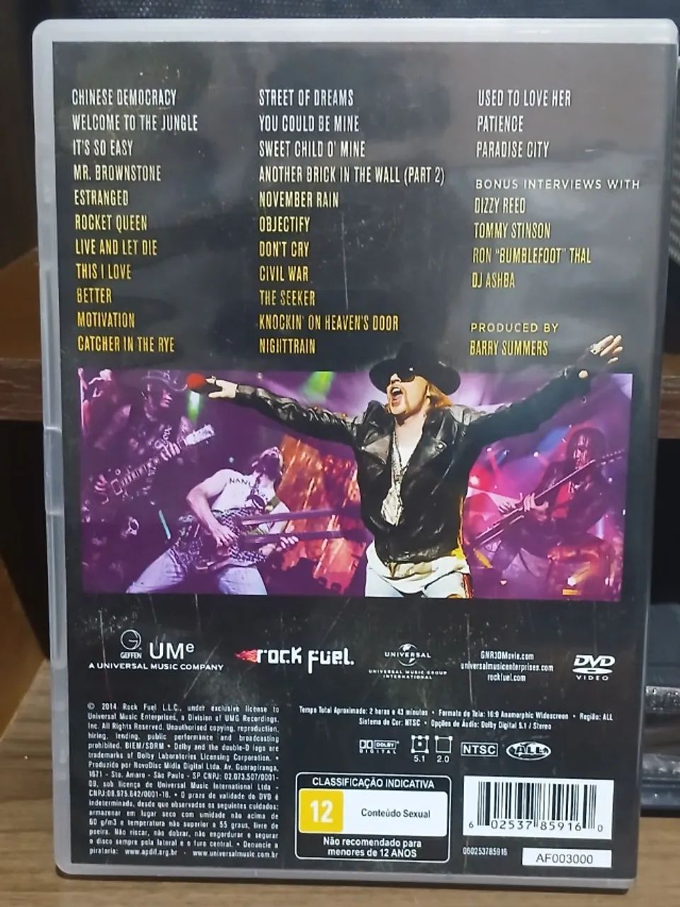 Dvd Guns 'N' Roses - Appetite for Democracy - Foto 2