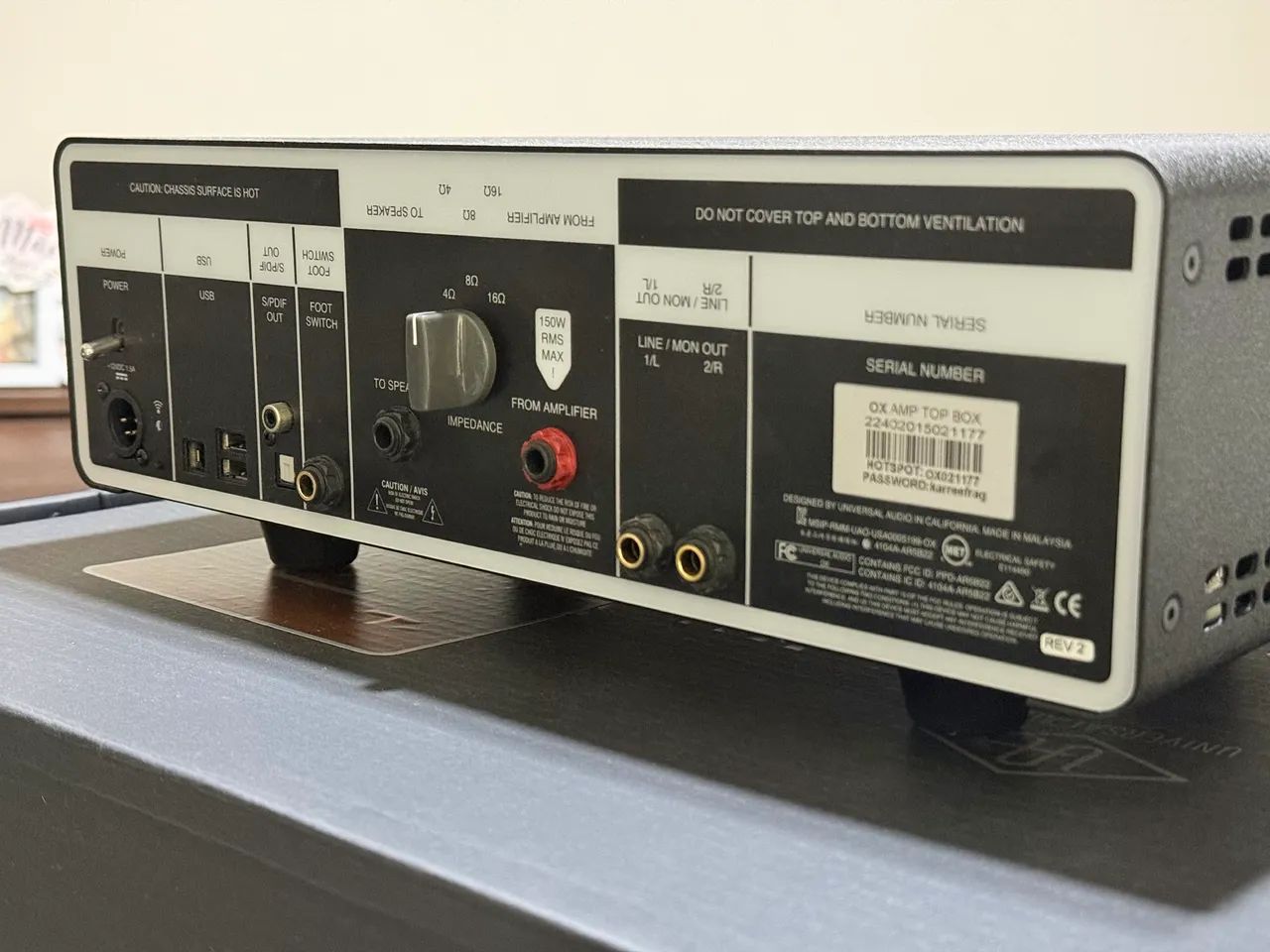 Universal Audio Ox (reactive Load Box) - Foto 2