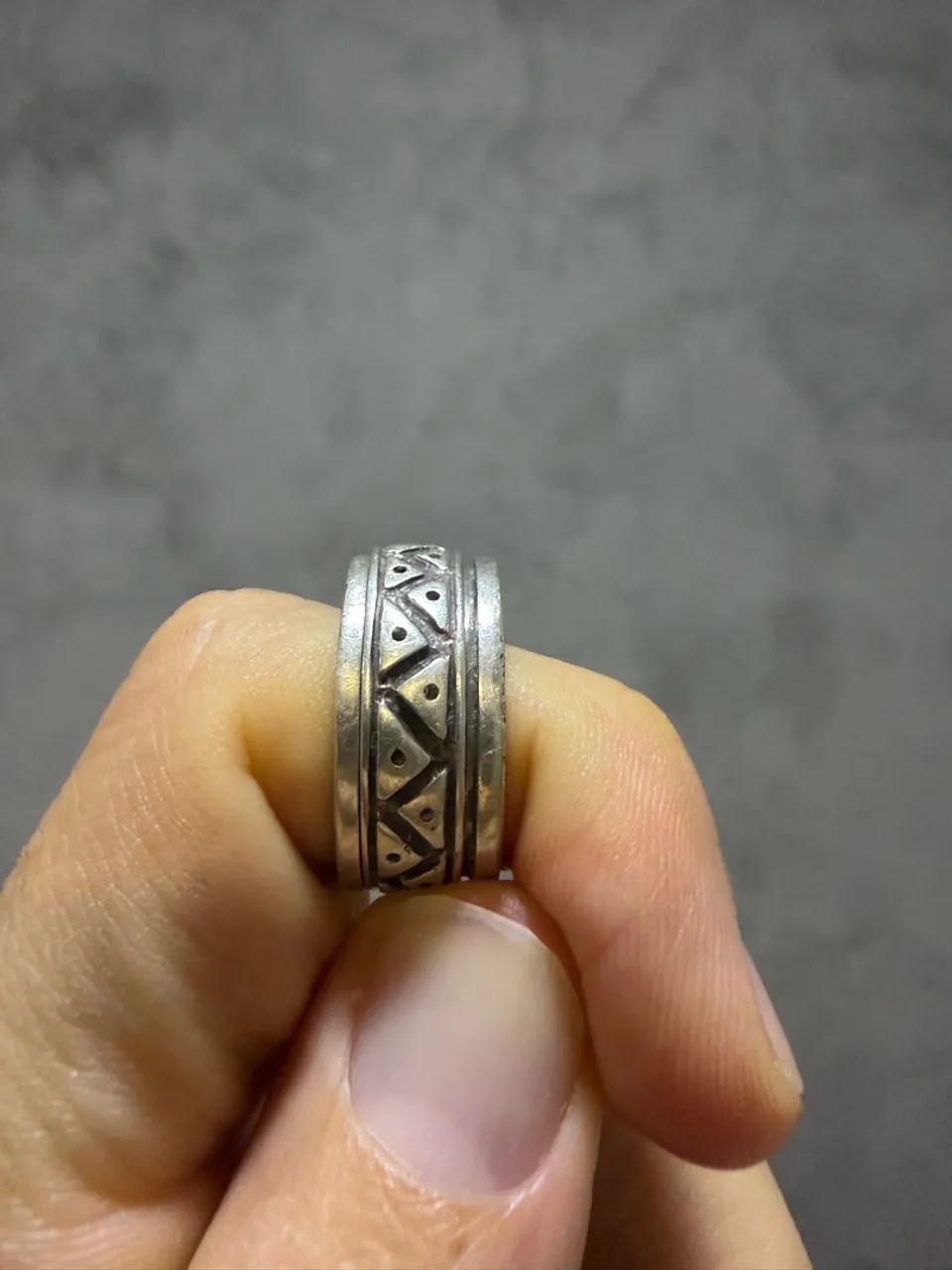 Anel de prata 12.4g - Foto 2