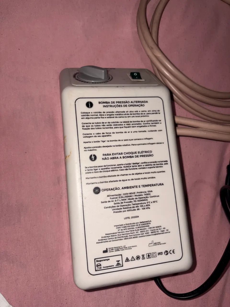 Vendo motor para calção pneumático dellamed  - Foto 4