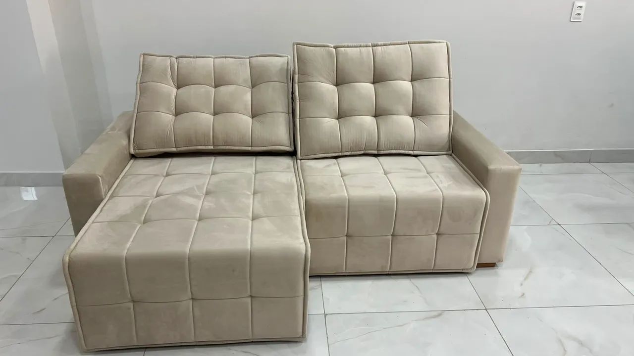 Sofá retrátil novo, preço de fábrica. - Foto 2