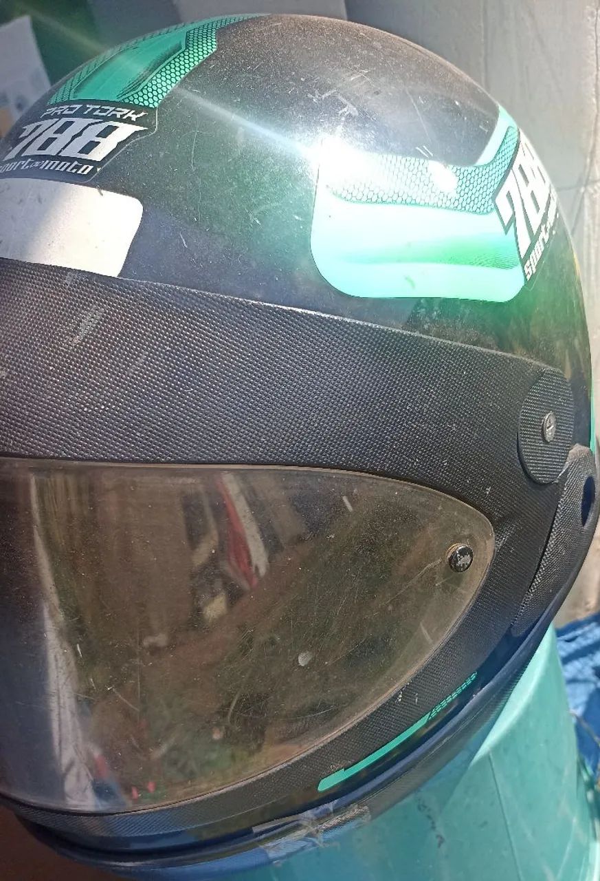 Capacete usado tamanho 58 - Foto 2