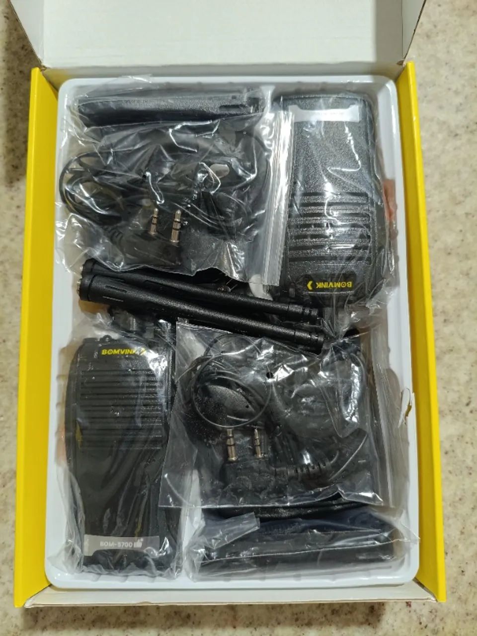 Walkie Talkie Rádio Comunicador 16 Canais Bomvink (Novo na Caixa!) - Foto 3