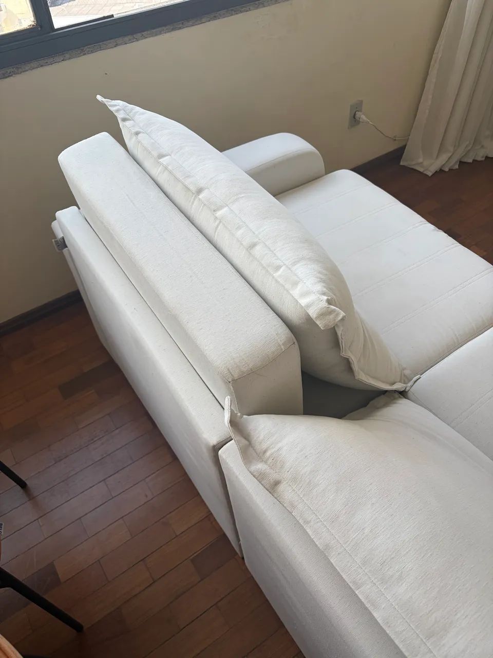 Sofá Retrátil Linho 1,9m - Foto 5