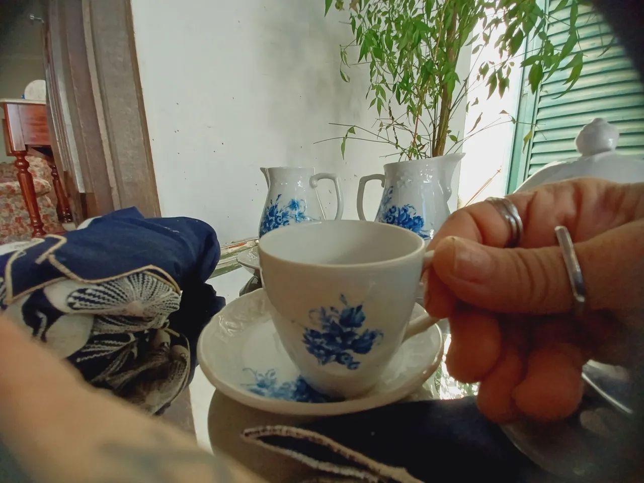 JOGO PORCELANA REAL POR 150 REAIS DESAPEGO DE MUDANÇA RAPIDA PARTICULAR  - Foto 6