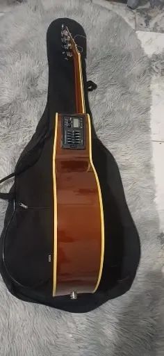 violão eletronico em ecelente estsdo c/ corrwia de apoio - Foto 2