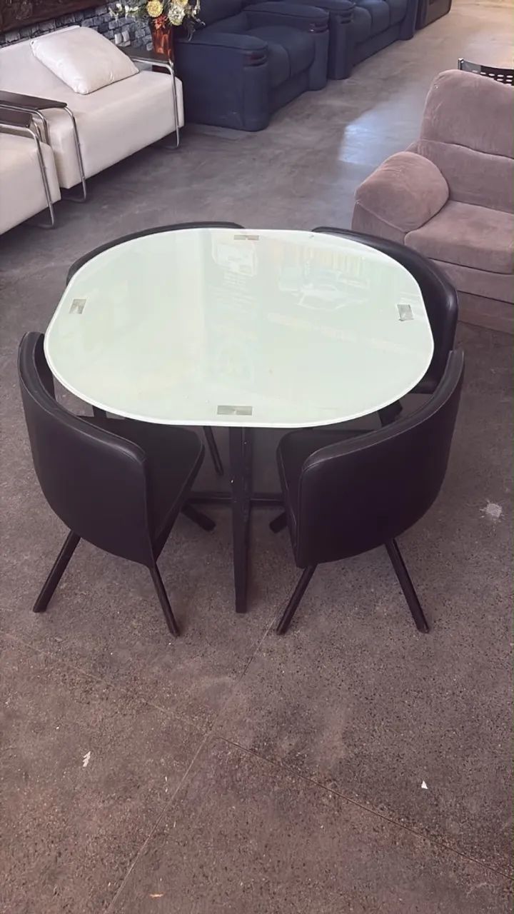 Mesa de jantar com 4 cadeiras pizza - Foto 2