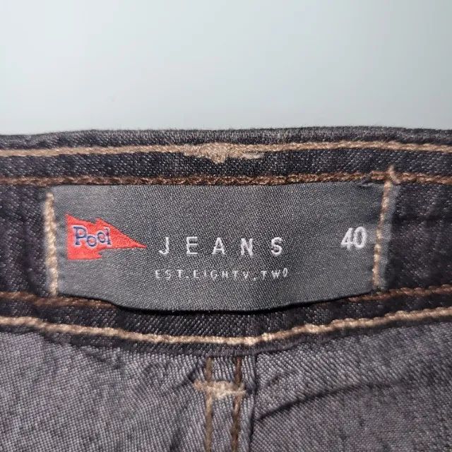 Calça preta jeans - usada - Foto 3