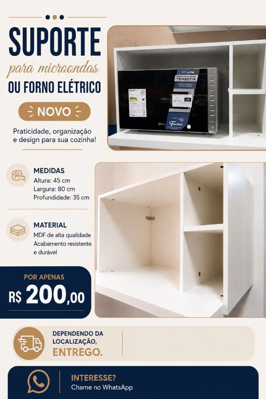 Suporte para microondas  - Foto 3