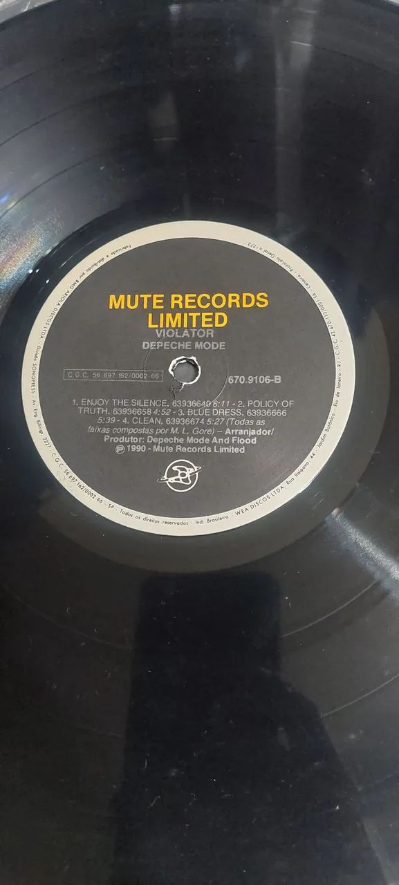 Vinil Depeche Mode "Violator"  - Foto 3