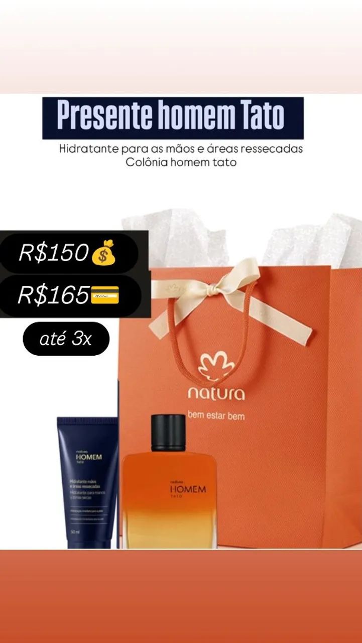 Kit Homem Tato Natura 