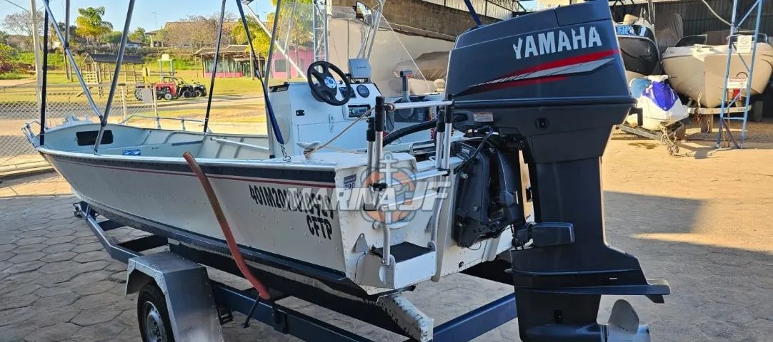 Lancha de Alumínio (bote) 19pés - Foto 5